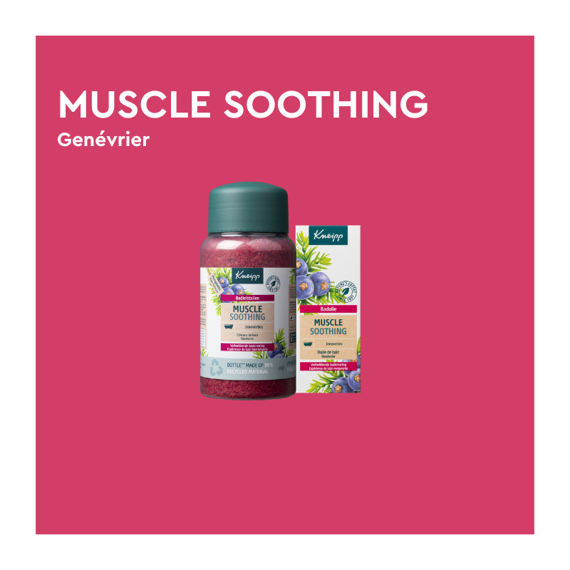 Produits de la collection Muscle Soothing